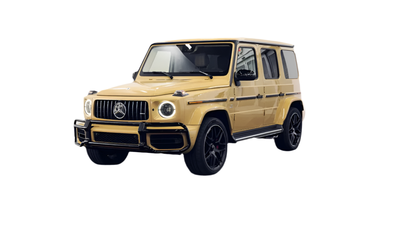 MERCEDES BENZ AMG G63 G-WAGON SUV RENTAL (Black, Blue, Gray, Tan)