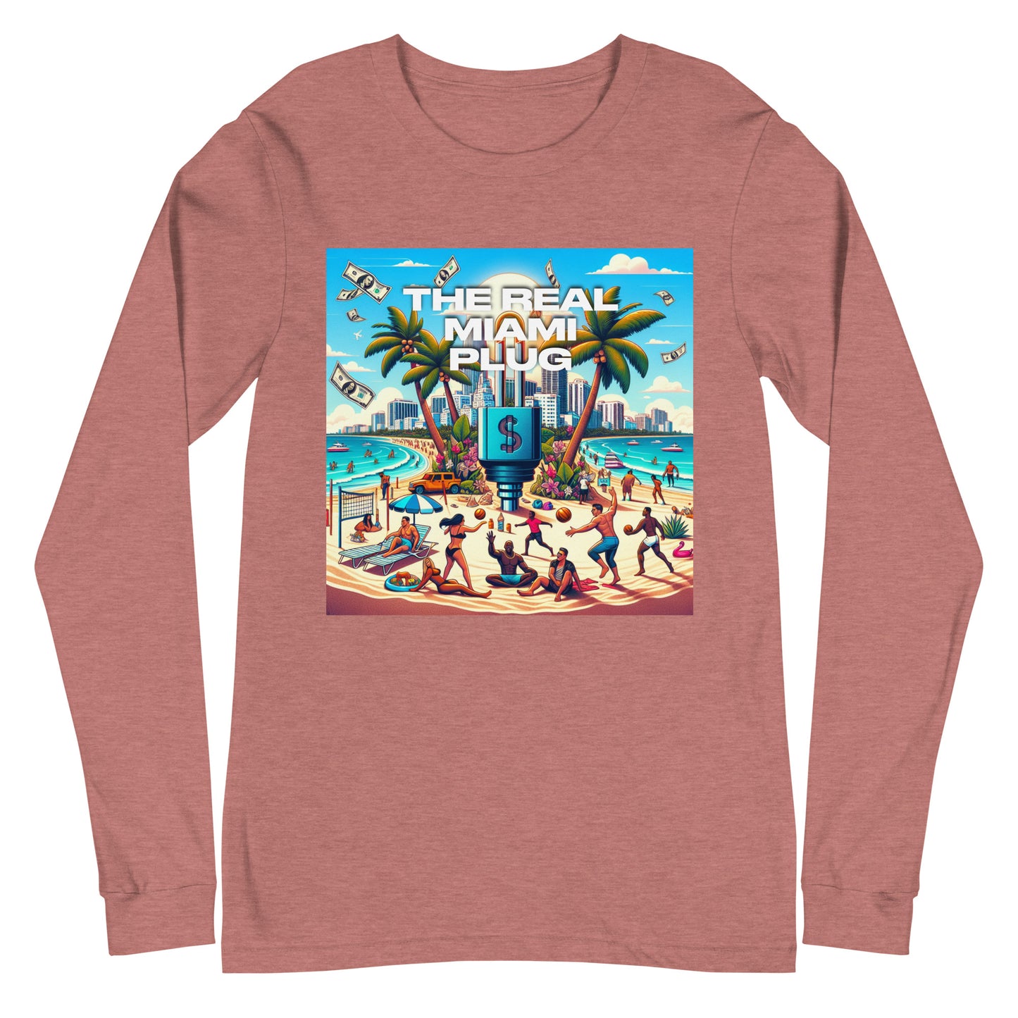 THE REAL MIAMI PLUG - Unisex Long Sleeve Tee