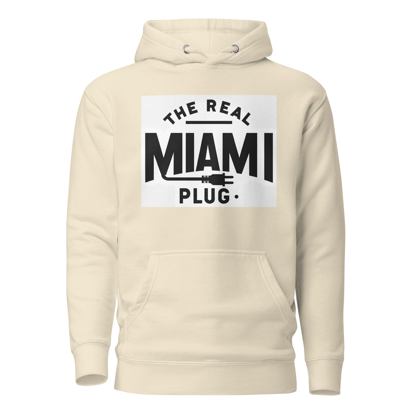 THE REAL MIAMI PLUG - Unisex Hoodie bw
