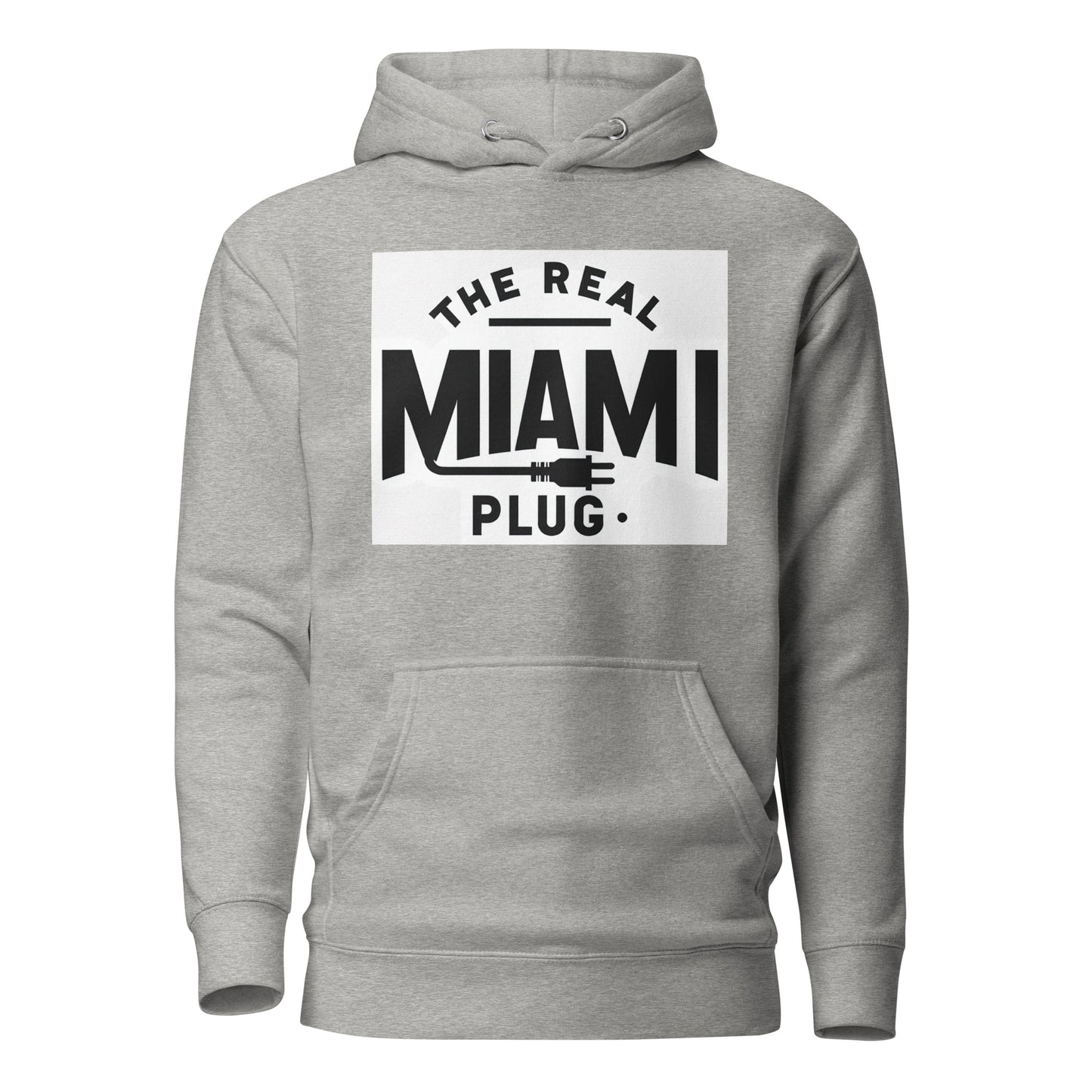 THE REAL MIAMI PLUG - Unisex Hoodie bw