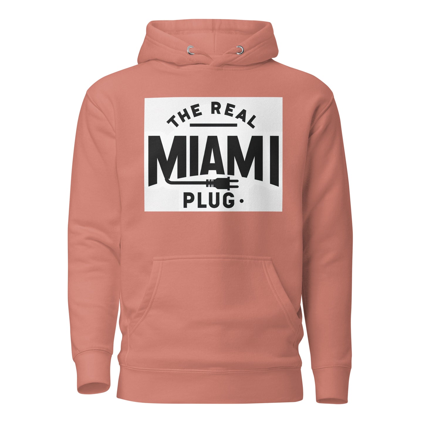 THE REAL MIAMI PLUG - Unisex Hoodie bw