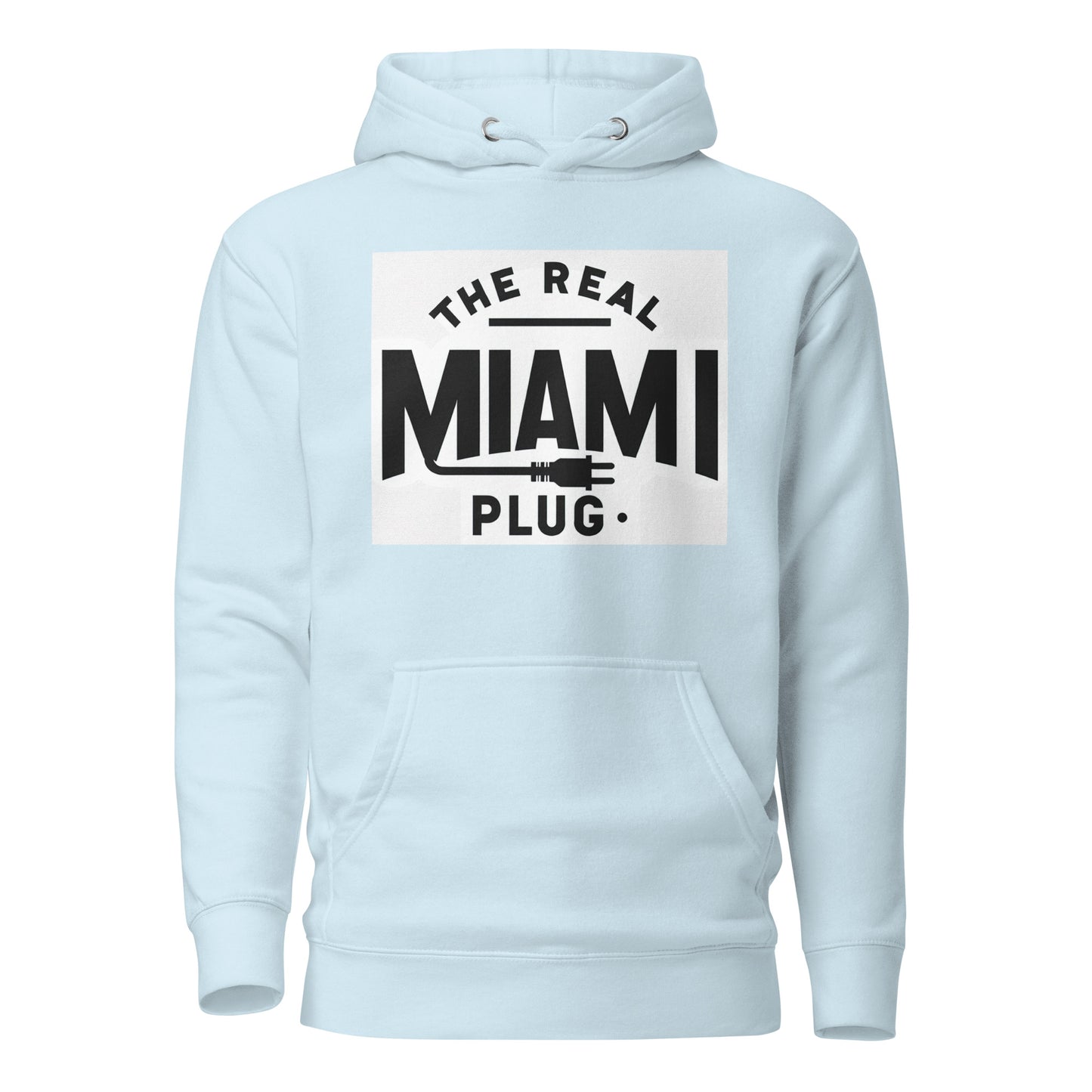 THE REAL MIAMI PLUG - Unisex Hoodie bw
