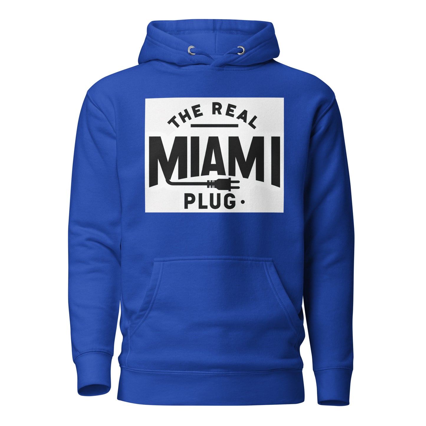 THE REAL MIAMI PLUG - Unisex Hoodie bw