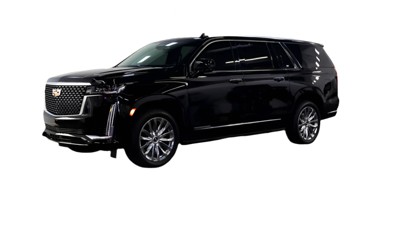 CADILLAC ESCALADE ESV RENTAL (Black, White)