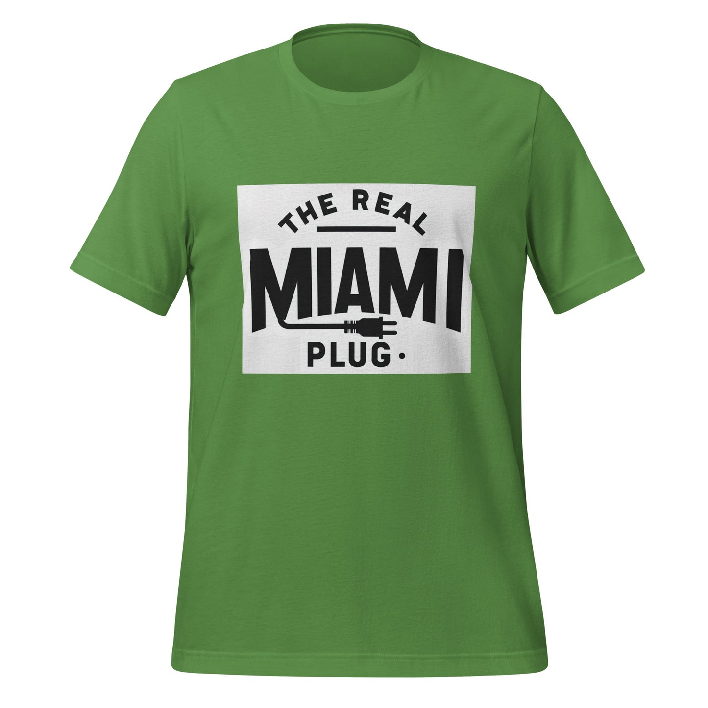 THE REAL MIAMI PLUG - Unisex T-Shirt b.w