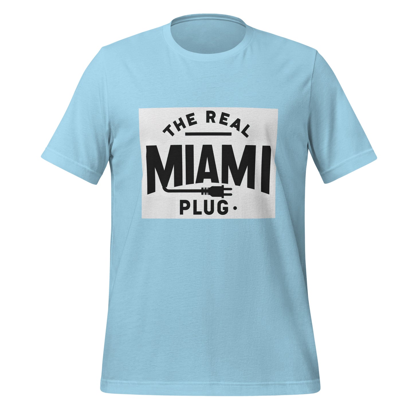 THE REAL MIAMI PLUG - Unisex T-Shirt b.w
