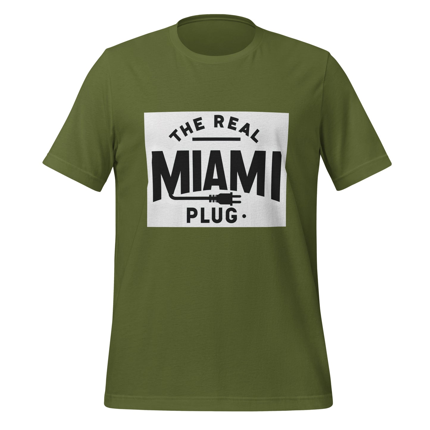 THE REAL MIAMI PLUG - Unisex T-Shirt b.w